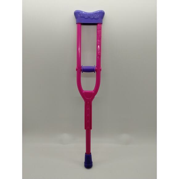 Single My Life 18" Doll size Accessory Crutches Pink and Purple - Picture 1 of 2
